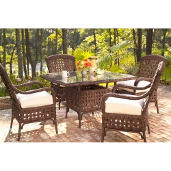 Lloyd Flanders Haven 5 Piece Patio Dining Set - LF-HAVEN-SET3