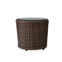 Lloyd Flanders Largo End Table w/Lay On Glass Top - 241043