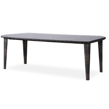 Lloyd Flanders Largo 86" Rectangle Dining Table with Umbrella Hole - 241086