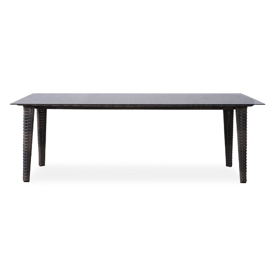 Rectangle Dining Table with Umbrella Hole front