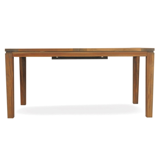 Distressed Teak 64" - 84" Expanding Rectangle Dining Table - 286095