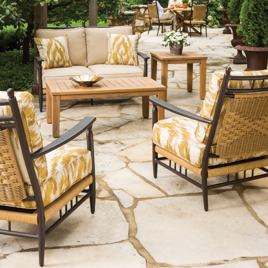 Lloyd Flanders Low Country Love Seat and Lounge Chair Patio Set - LF-LOWCOUNTRY-SET11