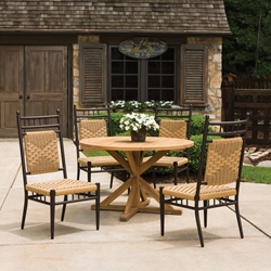 Lloyd Flanders Low Country 5 Piece Patio Dining Set - LF-LOWCOUNTRY-SET8