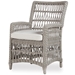 Wicker outdoor dining chairs