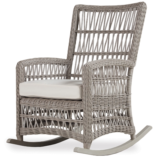 Lloyd Flanders Mackinac High Back Porch Rocker - 273036
