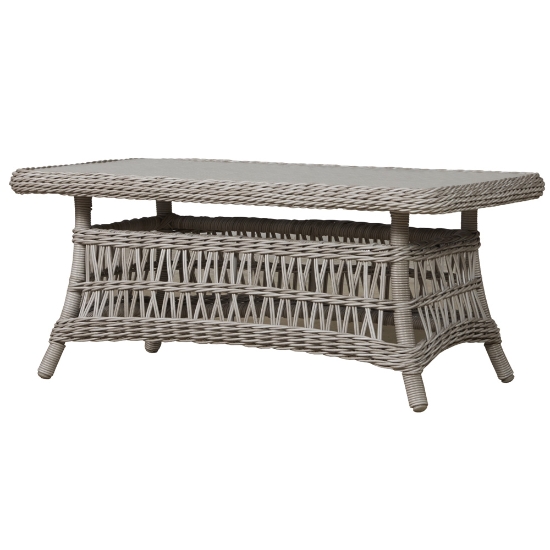 Lloyd Flanders Mackinac 44" Rectangular Cocktail Table - 273144