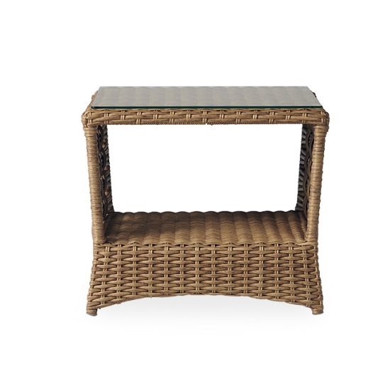 lay on glass top end table