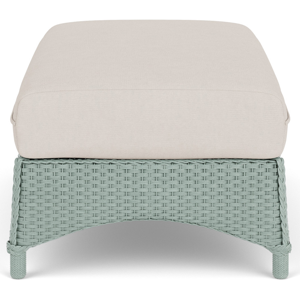 Lloyd Flanders Mandalay Large Wicker Ottoman - Thumbnail 4