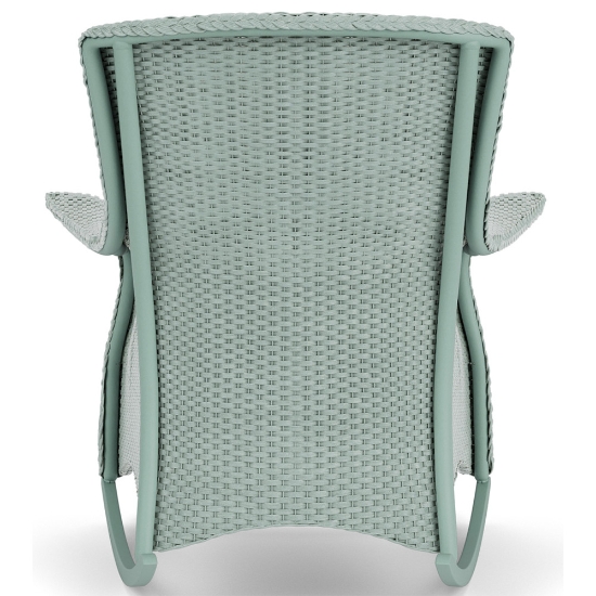 Lloyd Flanders Mandalay Wicker Lounge Rocker Back View