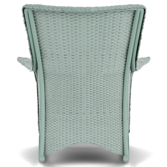 Lloyd Flanders Mandalay Wicker Porch Rocker Back View