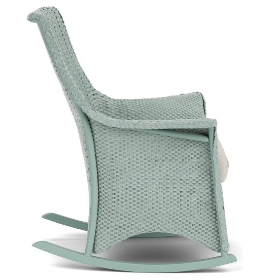 Lloyd Flanders Mandalay Wicker Porch Rocker Side View
