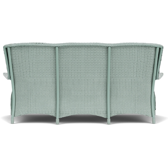 Lloyd Flanders Mandalay Wicker Sofa Back View