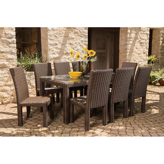 Mesa Rectangle Wicker Dining Table - 298072
