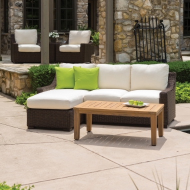 Lloyd Flanders Mesa Swivel Glider Recliner with End Table - LF-MESA-SET12