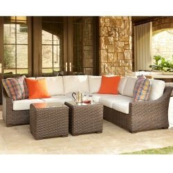 Lloyd Flanders Mesa Wicker L-Sectional - LF-MESA-SET14