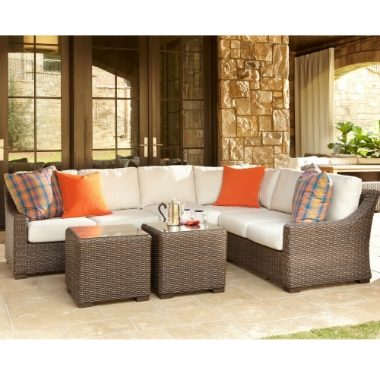Lloyd Flanders Mesa Wicker L-Sectional - LF-MESA-SET14