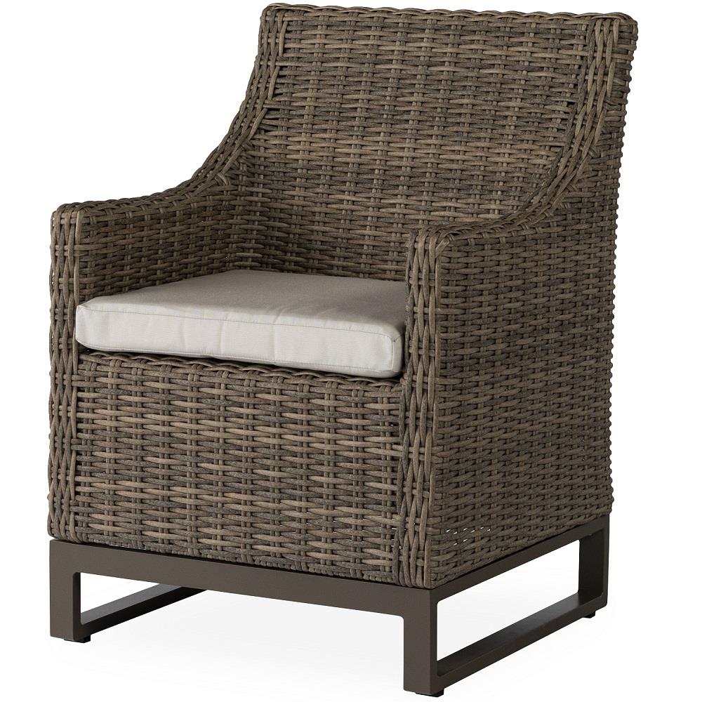Lloyd Flanders Milan Dining Armchair with Optional Seat Pad  - 475001