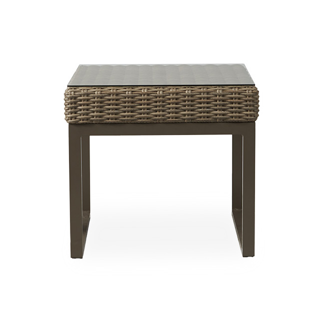 lay on glass top table