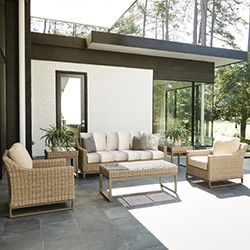 Weather proof woven vinyl