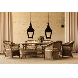 Lloyd Flanders Nantucket 7 Piece Dining Set