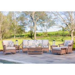 Lloyd Flanders Nantucket Sofa Set with Lounge Chair and Rocker - LF-NANTUCKET-SET20