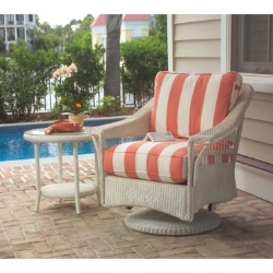 Lloyd Flanders Nantucket Wicker Swivel Glider Set - LF-NANTUCKET-SET14