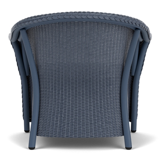Lloyd Flanders Reflections Wicker Lounge Chair with Padded Seat Back View