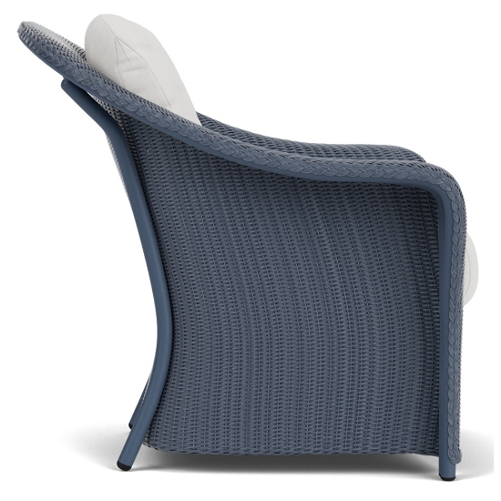 Lloyd Flanders Reflections Wicker Lounge Chair Side View