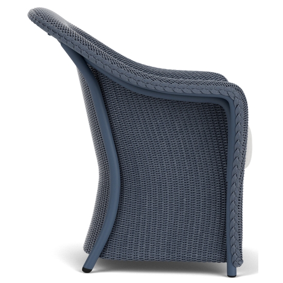 Lloyd Flanders Reflections Wicker Dining Chair Side View