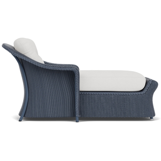 Lloyd Flanders Reflections Wicker Chaise Side View