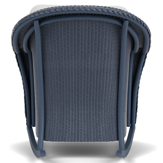 Lloyd Flanders Reflections Wicker Lounge Rocker Back View