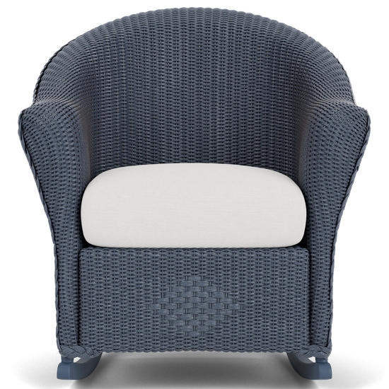 Lloyd Flanders Reflections Wicker Porch Rocker Front View