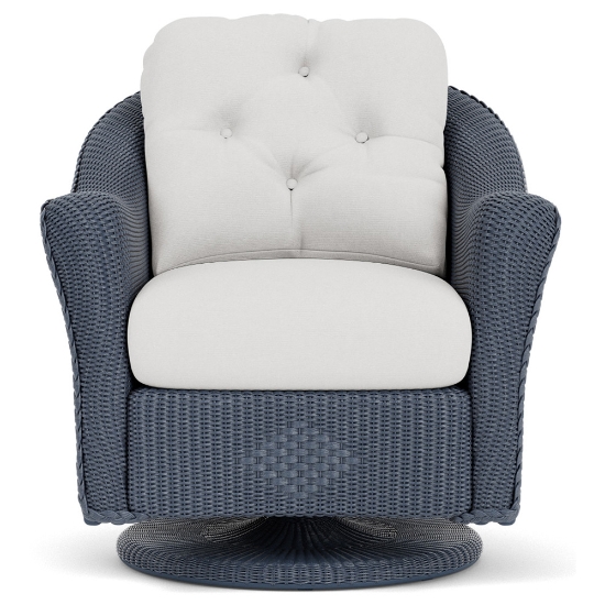 Lloyd Flanders Reflections Wicker Swivel Rocker Front View