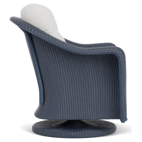 Lloyd Flanders Reflections Wicker Swivel Rocker Side View