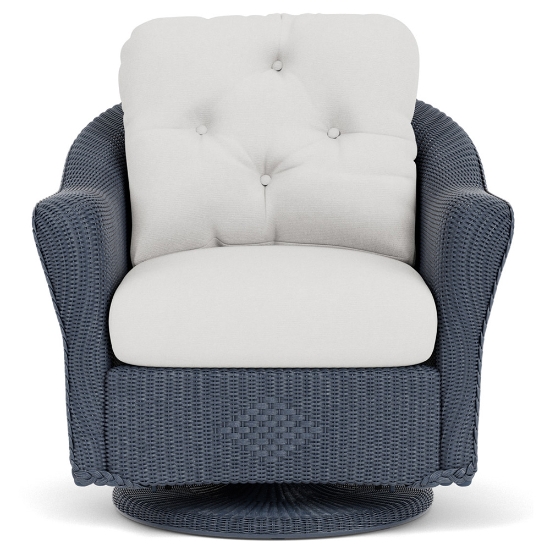 Lloyd Flanders Reflections Wicker Swivel Glider Front View