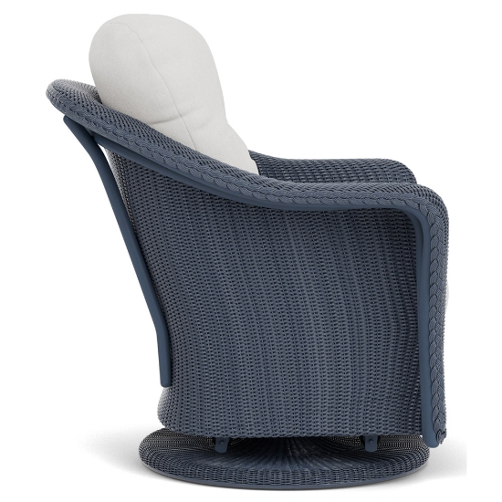 Lloyd Flanders Reflections Wicker Swivel Glider Side View
