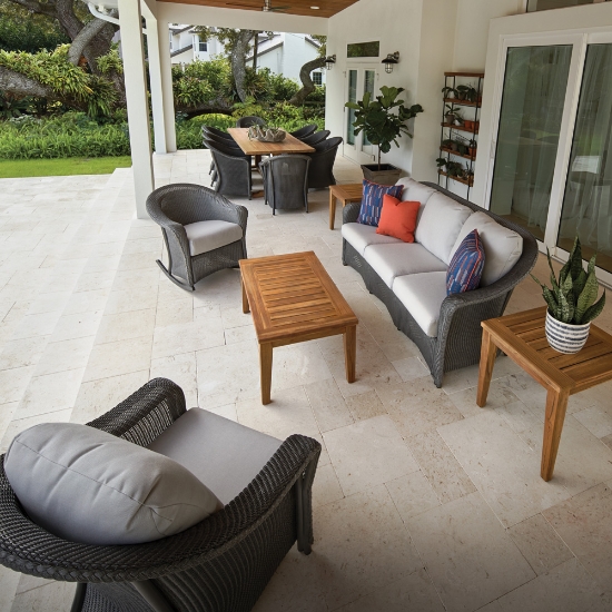 Lloyd Flanders Reflections Outdoor Wicker Furniture Set with Teak Tables - LF-REFLECTIONS-SET21