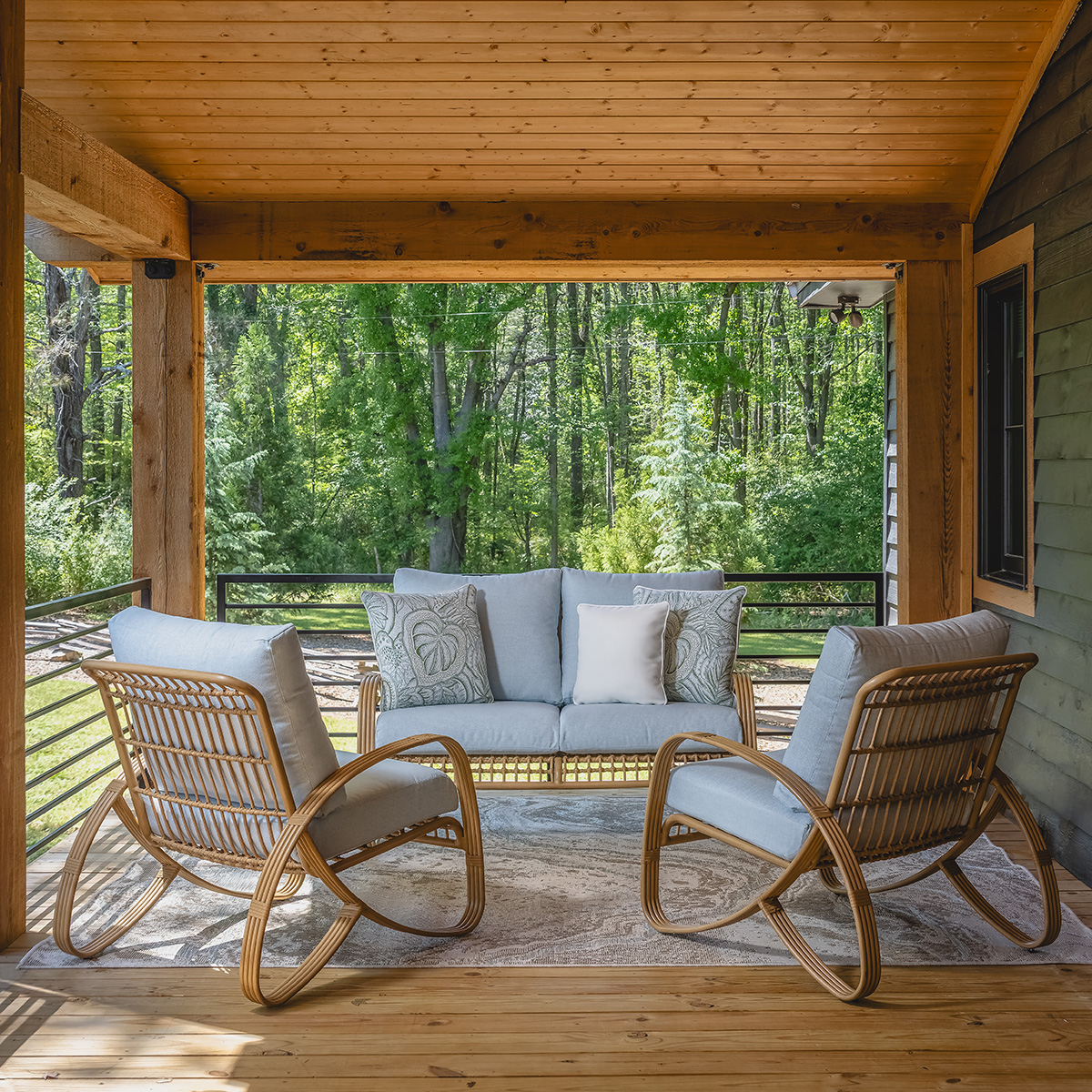 Lloyd Flanders Riviera Outdoor Furniture Set - LF-RIVIERA-SET6