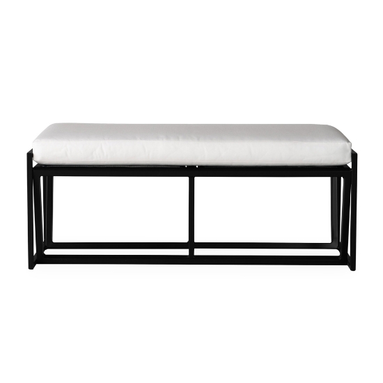 Summit Loveseat Ottoman front view