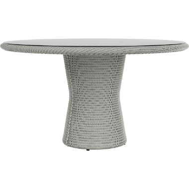 Lloyd Flanders Loom 54” Round Pedestal Dining Table
