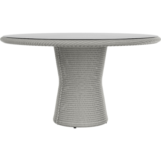 Lloyd Flanders Loom 54” Round Pedestal Dining Table