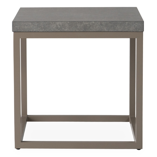 Lloyd Flanders Side table with Ceramic Top