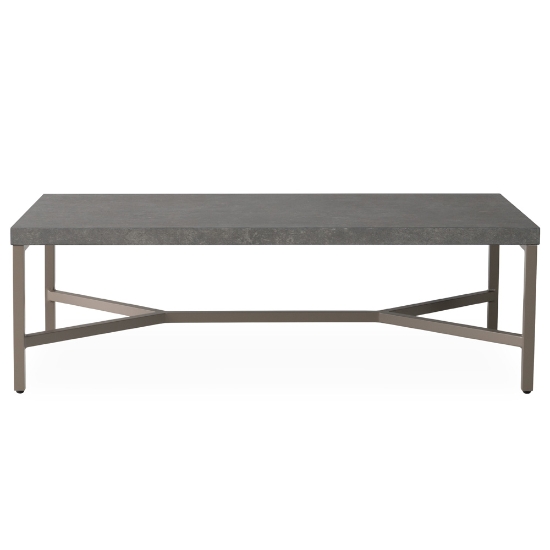 Lloyd Flanders Cocktail Table with Ceramic Table Top