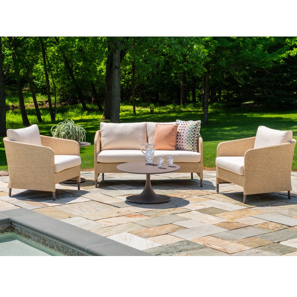 Vinyl woven furniture set
