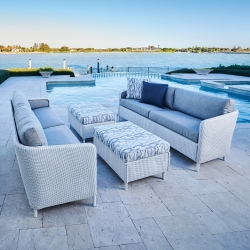 Lloyd Flanders Visions Outdoor Wicker Sofa Set - LF-VISIONS-SET2