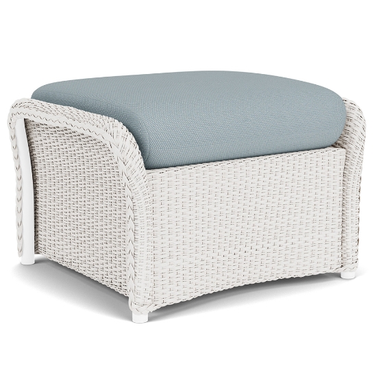 Lloyd Flanders Weekend Retreat Woven Ottoman - 72027