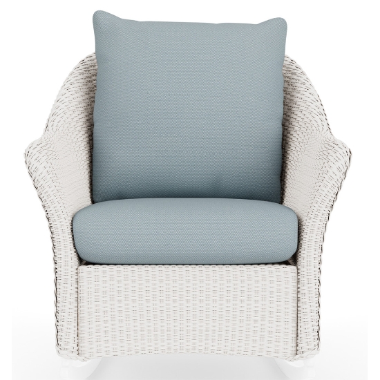 Weekend Retreat Wicker Lounge Rocker - 72033