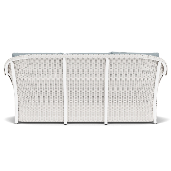 Weekend Retreat Wicker Sofa Back View