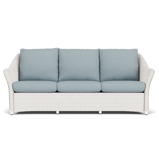 Weekend Retreat Wicker Sofa front view