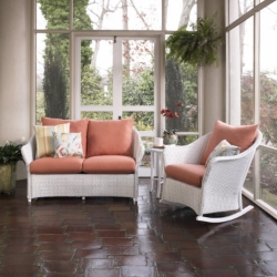 Lloyd Flanders Weekend Retreat Wicker Loveseat and Rocker Set - LF-WEEKENDRETREAT-SET9